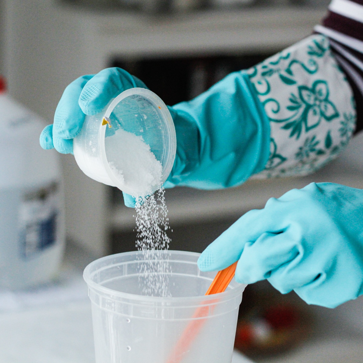 Pouring Lye Concentration