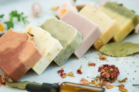 Naturally Colored Soaps